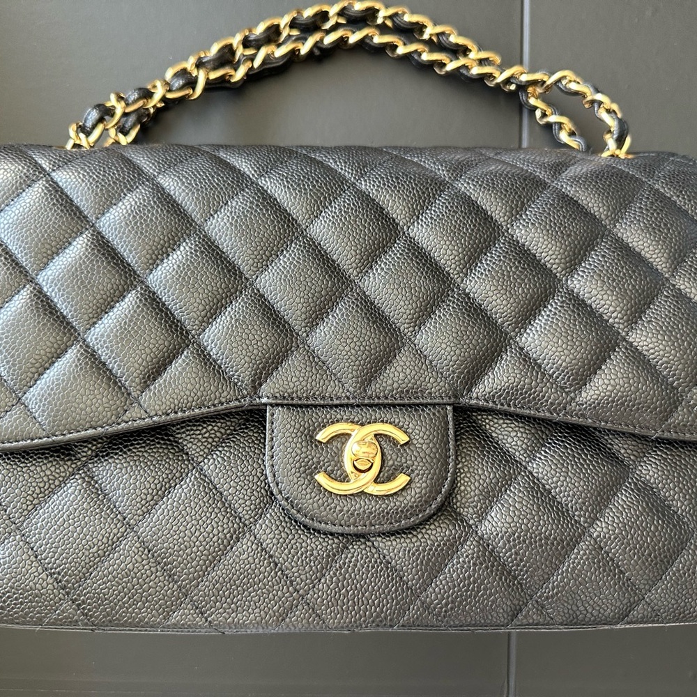 Chanel Black Quilted Leather Bag post 2 additional pics